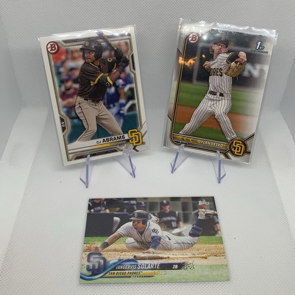 San Diego Padres MLB Baseball 15 Card Lot Perfect Condition Tatis Grisham & More - Picture 8 of 8